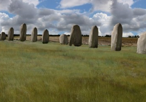 英ストーンヘンジ近くに新遺跡、約90個の巨石列柱を地中に発見　写真5枚　国際ニュース：AFPBB_News